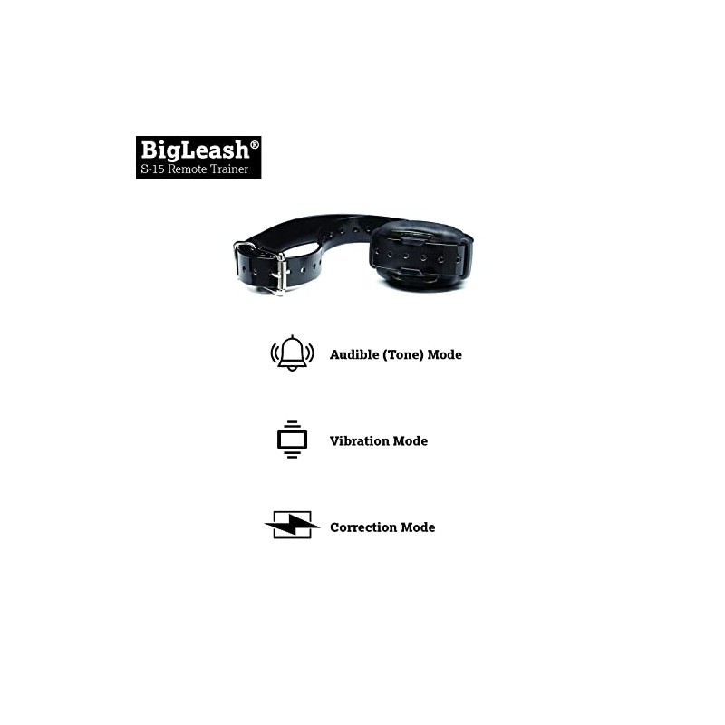 The BigLeash S-15 Remote Dog Training Collar with FireFly Nightlight