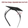 Macute Adjustable Graduation Cap Headband Insert Support Wearing From Multiple