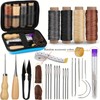 Leather Sewing Kit for Hand Stitching & Repairs – 28-Piece