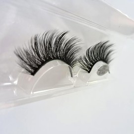 3D Eyelash Extensions, False Eyelashes, Includes 10 Pairs Of Lash,Easy to Apply, Reusable Strip Lashes, Glue-On(E065)