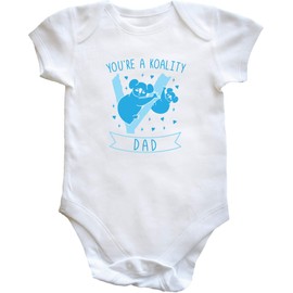 Hippowarehouse You're a koality dad koala blue baby vest bodysuit (short sleeve) boys girls