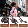 SESENSE 3PCS Adjustable Hair Ties, Afro Puff Satin Hair Tie