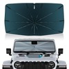 Autorder Windshield Sun Shade Umbrella for 2018-2026 Jeep Wrangler JL