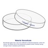 Labasics Petri Dish with Lid, High Borosilicate Glass, High Transparency