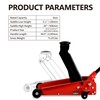 Floor Jack 3 Ton(6,000 lbs) Low Profile Capacity Fast Lift