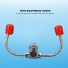 Faucet Mounted Eyewash Station Double Nozzle Emergency Eye Wash Unit
