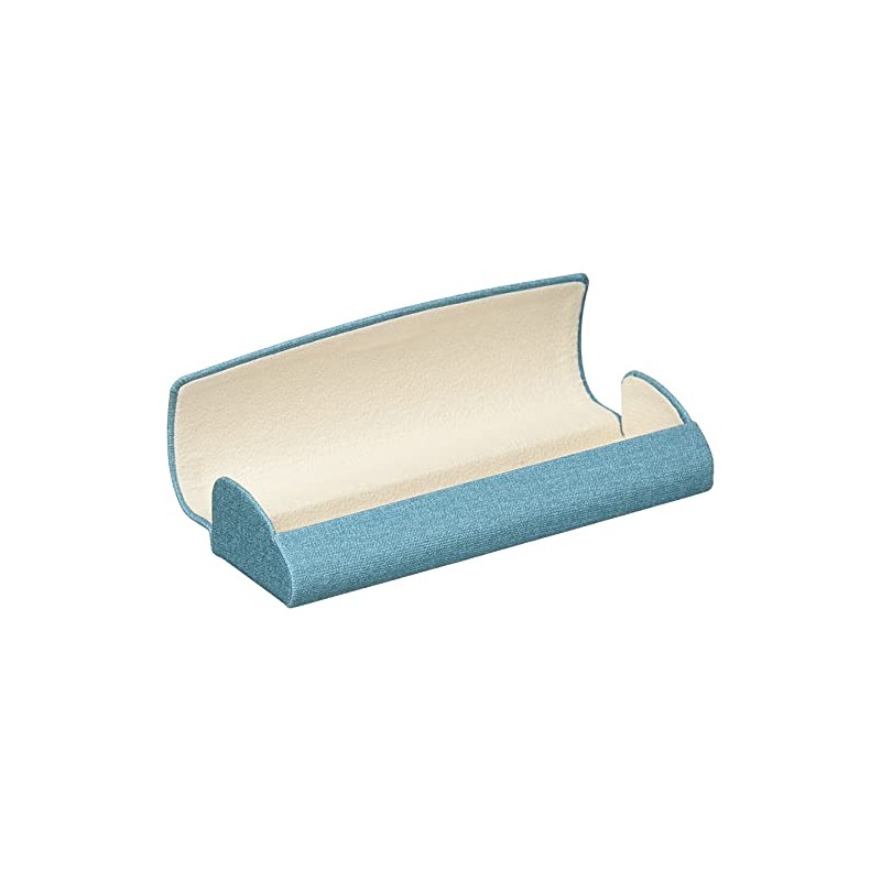 Tacy Case Glasses Case Blue Hard Magnet Thin HY-80135-12 Blue