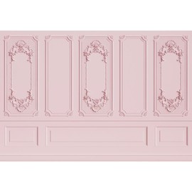 Leyiyi 10x7ft Light Pink Vintage Room Inside Backdrop European Frame Modern House French Castle Cementery Wall Retro Style Photo Background Cowboy Kids Birthday Portrait Studio Props Vinyl Wallpaper
