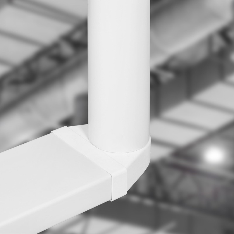 KOTARBAU® Ventilation Pipe 1000 mm Round Duct Diameter 125 mm