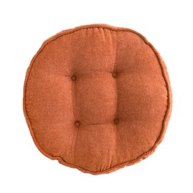 Vctops - Almohadillas suaves para sillas de 45,72 cm de diámetro, muy cómodas, gruesas, redondas, para cocina, comedor, sillas de oficina (naranja, 45,72 x 45,72 cm)