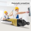 1/4" Pneumatic Screwdriver, Forward and Reverse Air Power Screwdriver, 9000Rpm