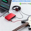 Interfaz de audio USB para grabación de música en computadora