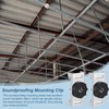 Innconee 10 Pack Soundproofing Sound Isolation Clips Ceiling Soundproofing Mounting