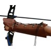 Handmade Leather Arm Guard Bow Hand Shooting Glove Brown