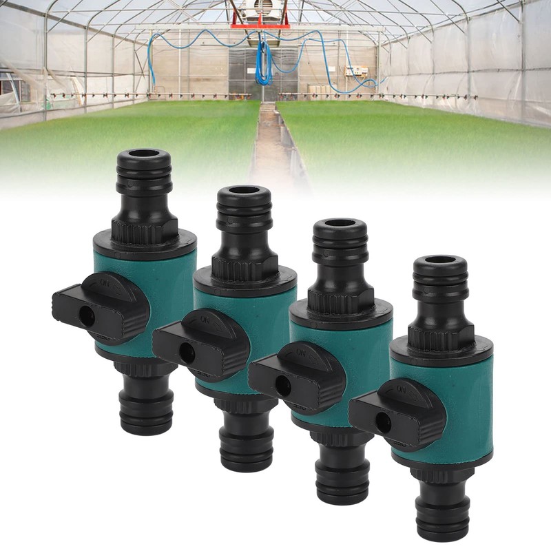 CHICIRIS Hose Quick Coupling with Shut-off Valve Set Male and