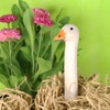 Tangoo Small Ceramic Goose Midi White with Metal Pin Approx.