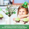 ZJoey 10 Pcs St.Patricks Day Artificial Plants Berry Stems 16