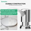 SAMODRA Built-in Kitchen Sink Soap Dispenser (Chrome) with 39" Extended