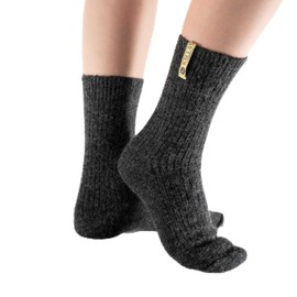 85% Angora Merino Socks Wool Socks Winter Socks Norwegian Socks Knitted Socks Cuddly Socks Women Men, Slate Grey - Dark