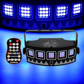 Strobe Light for Parties led Disco Dancing Party bar Mini Indoor RGB Sound Activated & Speed Control DJ Flashing Light for Parties Light
