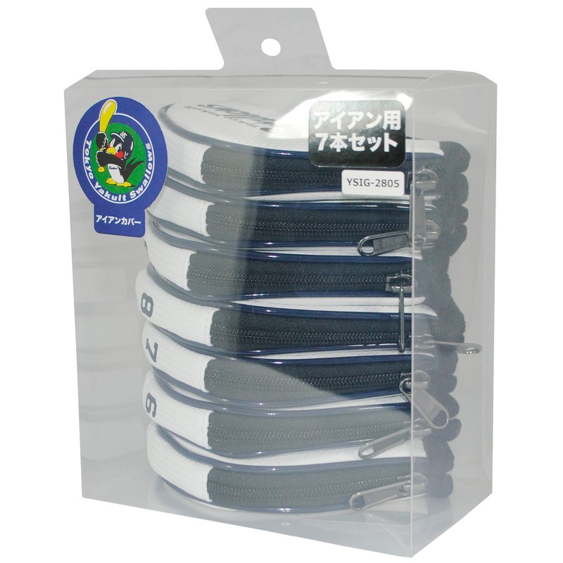 Leathers YSIG-2805 Tokyo Yakult Swallows, Iron Cover, Set of 7,