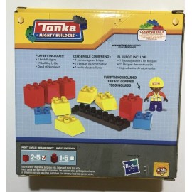 Hasbro Tonka Mighty Builders Construction Figure Playset 12 Piece-Ages 2-5  NEW