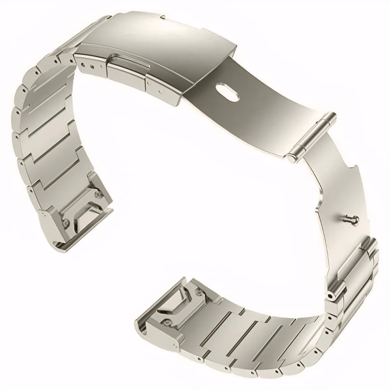 MaKTech Titanium Band for Garminn, 22 mm Quick Release Metal