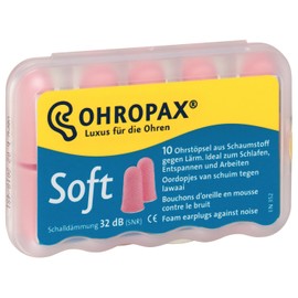 Ohropax Soft Weiche Ohrstöpsel, 5 x 10 Stück