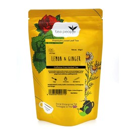 Tea People Lemon and Ginger - 60g Loose tea in small retail pack