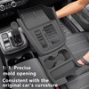 Temmis Center Console Silicone Organizer with Cup Holder for Honda