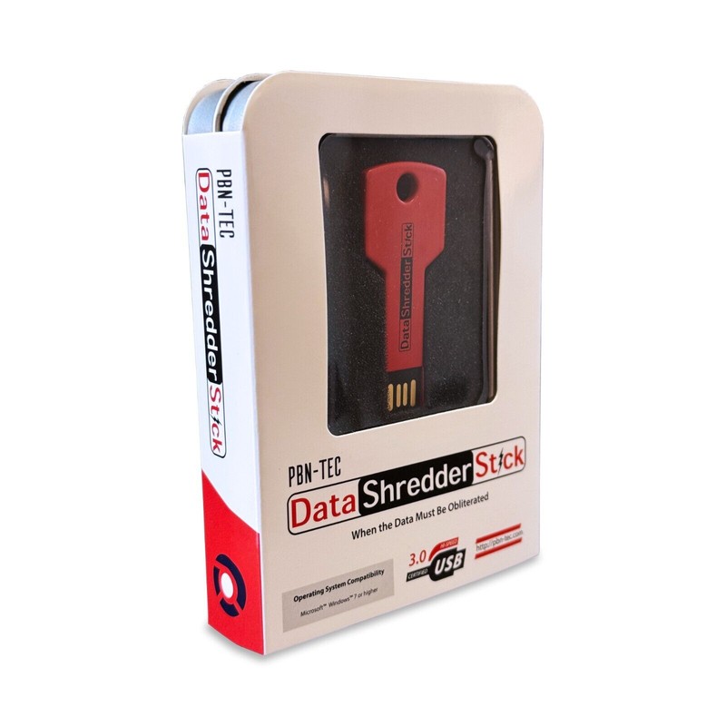 PBN-TEC Data Shredder Stick Secure Data Wiping Tool for Windows
