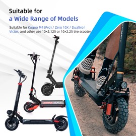 ulip 10x2.5 Solid Tires 10 Inch for Kugoo M4/M4 Pro for Zero 10X Electric Scooter Accessories, Off-Road Replacement Rubber Tires for 10x2.125 and 10x2.25 Tires, Anti-shock and Anti-slip (2 PCS)