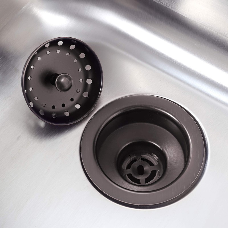 Luxier KS01-O 3-1/2 in. Drop-in Kitchen/Bar Sink Basket Strainer in