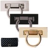 AMJKEJI 3Pcs Bag Clasps and Closures Accessories Metal Lock Clasp