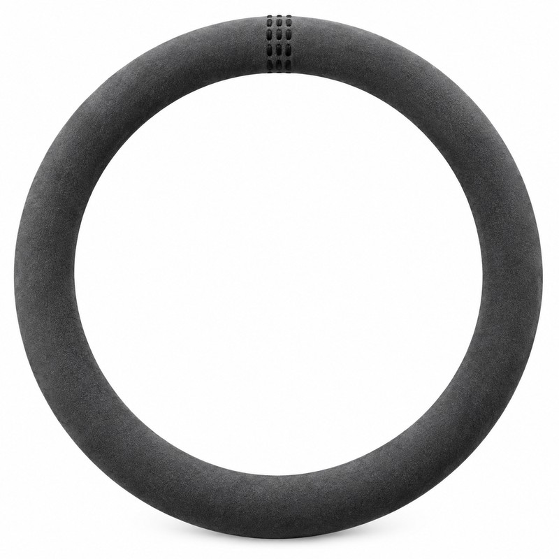 Suede Leather Steering Wheel Cover for Cars – Breathable Non-Slip