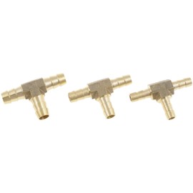 Dorman 55109 1/4 In., 5/16 In. And 3/8 In. Brass Tee Connector Assortment, 3 Pack