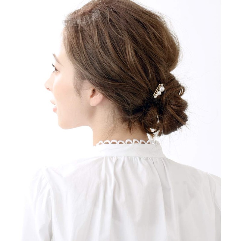 Vingtaine H7324-G- Mini Pearl Comb, Comb, Wedding Party, Second Party,