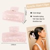 Vovii 4Pcs Acrylic Claw Clips for Women Hair Accessories, Medium