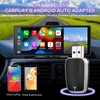 CarPlay Wireless Adapter, 2 in 1 Wireless CarPlay Adapter kabelgebunden