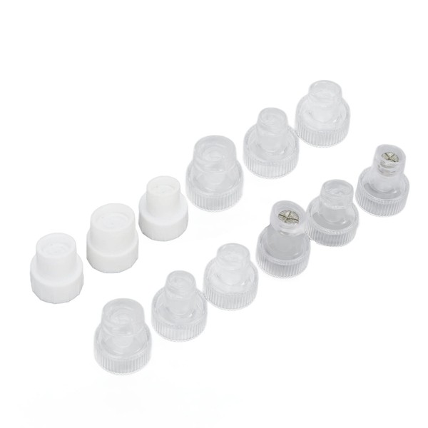 Facial Care Dermabrasion Tip, 12 Pieces Deep Cleansing Microdermabrasion Replacement Heads, Hydrafacial Care Skin Beauty Replace Head Set, Water Exfoliating Tips