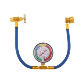 R134A AC Refrigerant Charge Hose with Gauge 2.76", Air Conditioning Hose
