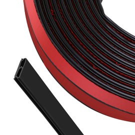 0.78 inch Weather Stripping Seal Strip for Doors/Windows, Self-Adhesive Backing Seals Gap (from 1/10 inch to 11/50 inch) Seal Strip 49 Feet