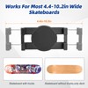 YIBEICO Skateboard Decks Wall Mount 360° Rotating Skateboard Wall Hanger,