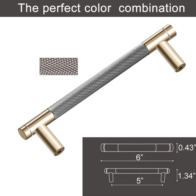 Westablize 10 Pack 5 Inch 128 mm Bar Cabinet Pulls