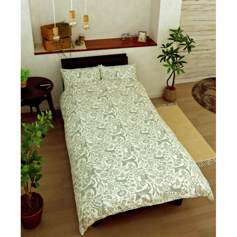 CAMEL PALMS Made in Japan 100% Cotton Pillow Cover Pillow