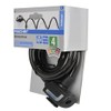 FISCHER 85911 Spiral Lock Length 180 cm Black