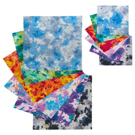 FINGERINSPIRE 12 Stück Fat Quarters Stoffbündel Quadrate Bedruckter Baumwollstoff 48cm Und 24cm Gemischte Farben Quiltstoffe Zum Nähen Basteln Und Patchwork Hochwertiges Material Für Kleidungszubehör