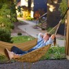 MOSFiATA Backyard Hammock with Tassels Max 500lbs Canvas Fabric Bohemian