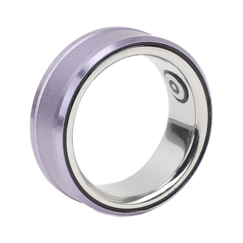 Smart Ring Purple Pedometer Deep Waterproof Lightweight Smart Health Ring