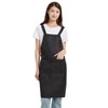 BIGHAS H-Shaped Apron, Simple, Plain, Large Size, Cafe Apron, Nursery,